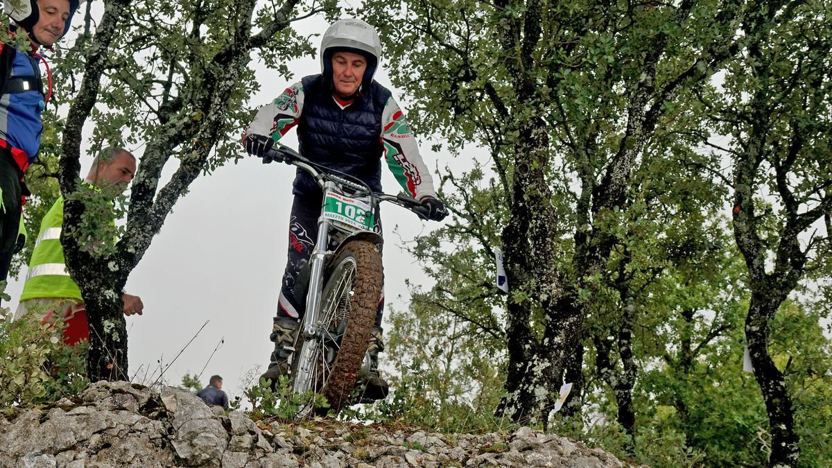 Prueba de trial clásico en Maeztu.