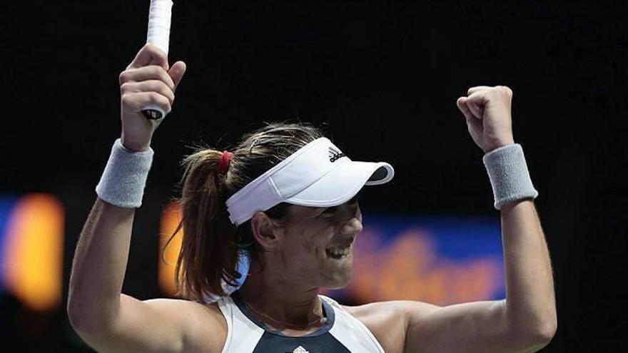 Garbiñe Muguruza, número 3 y victoria