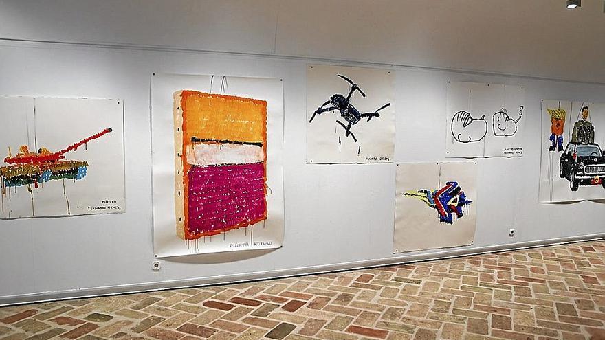 Fernando Renes muestra en la Ciudadela una serie de dibujos minimalistas