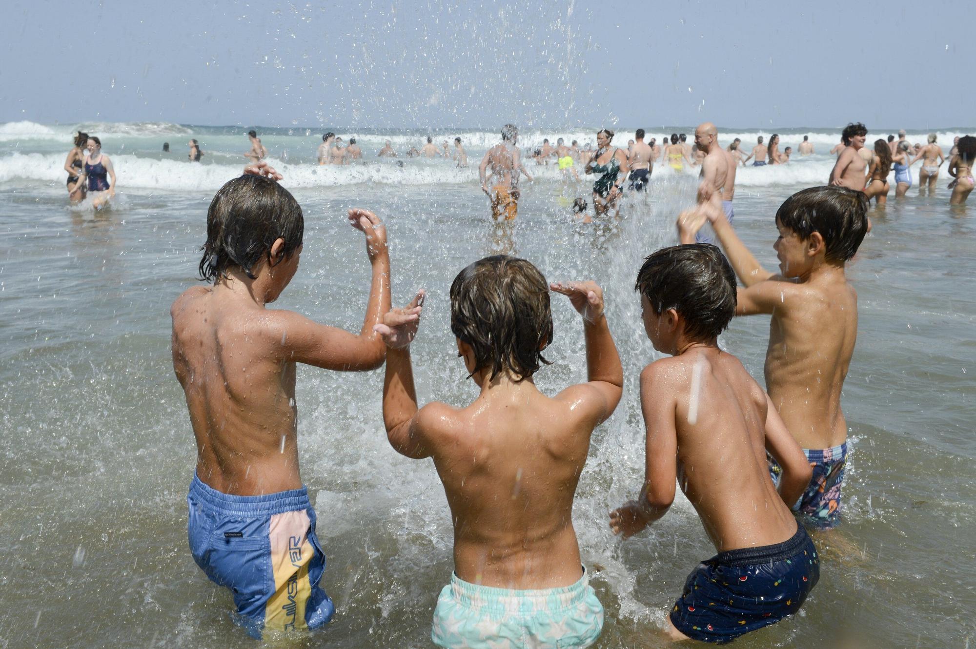 En imágenes: La previsión de calor se prolonga al martes en Euskadi