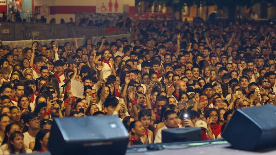 Arrestado al subirse a un escenario de Sanfermines en pleno concierto y resistirse de forma violenta
