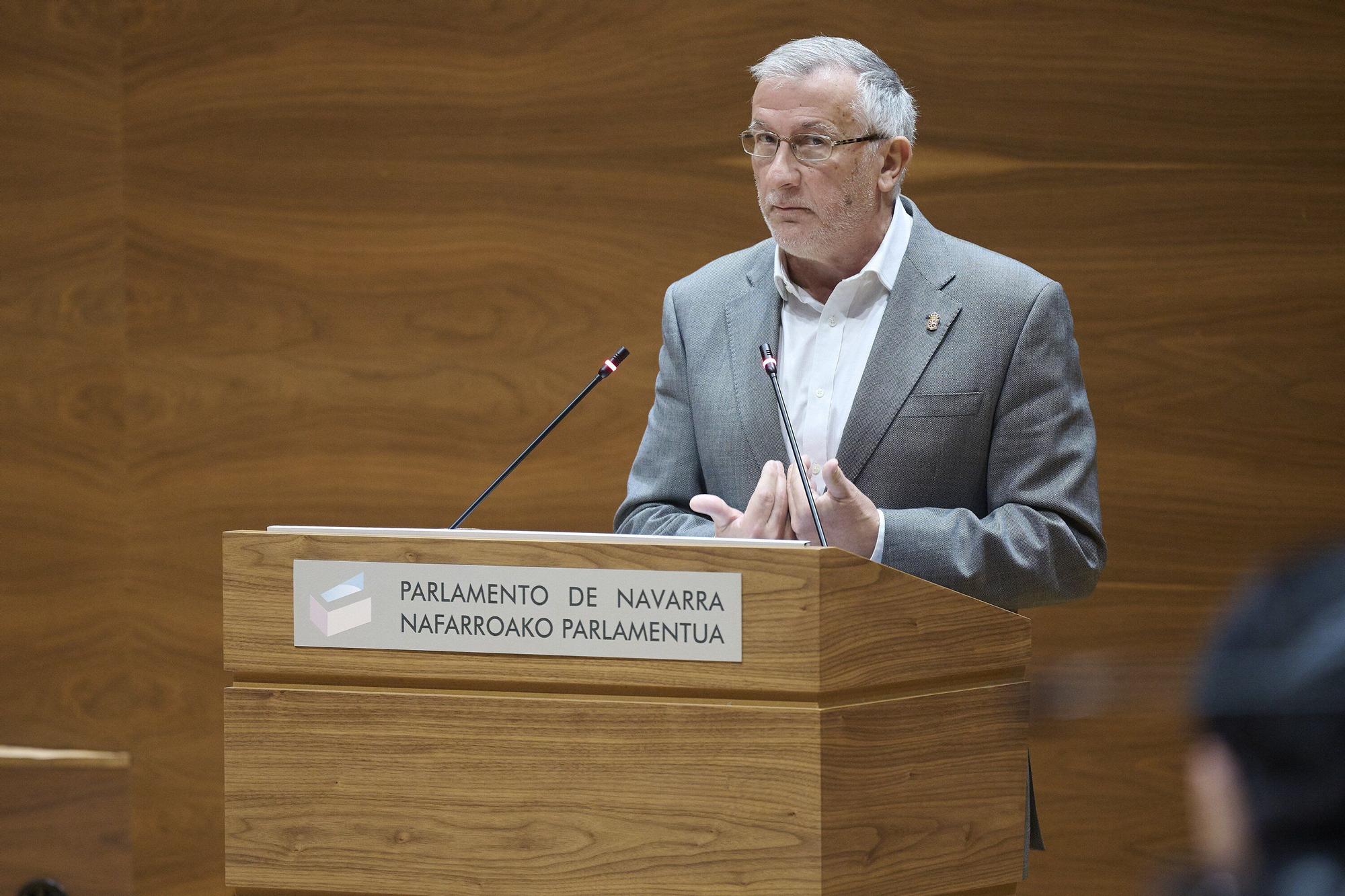 Fotos del pleno del Parlamento de Navarra de este 6 de noviembre