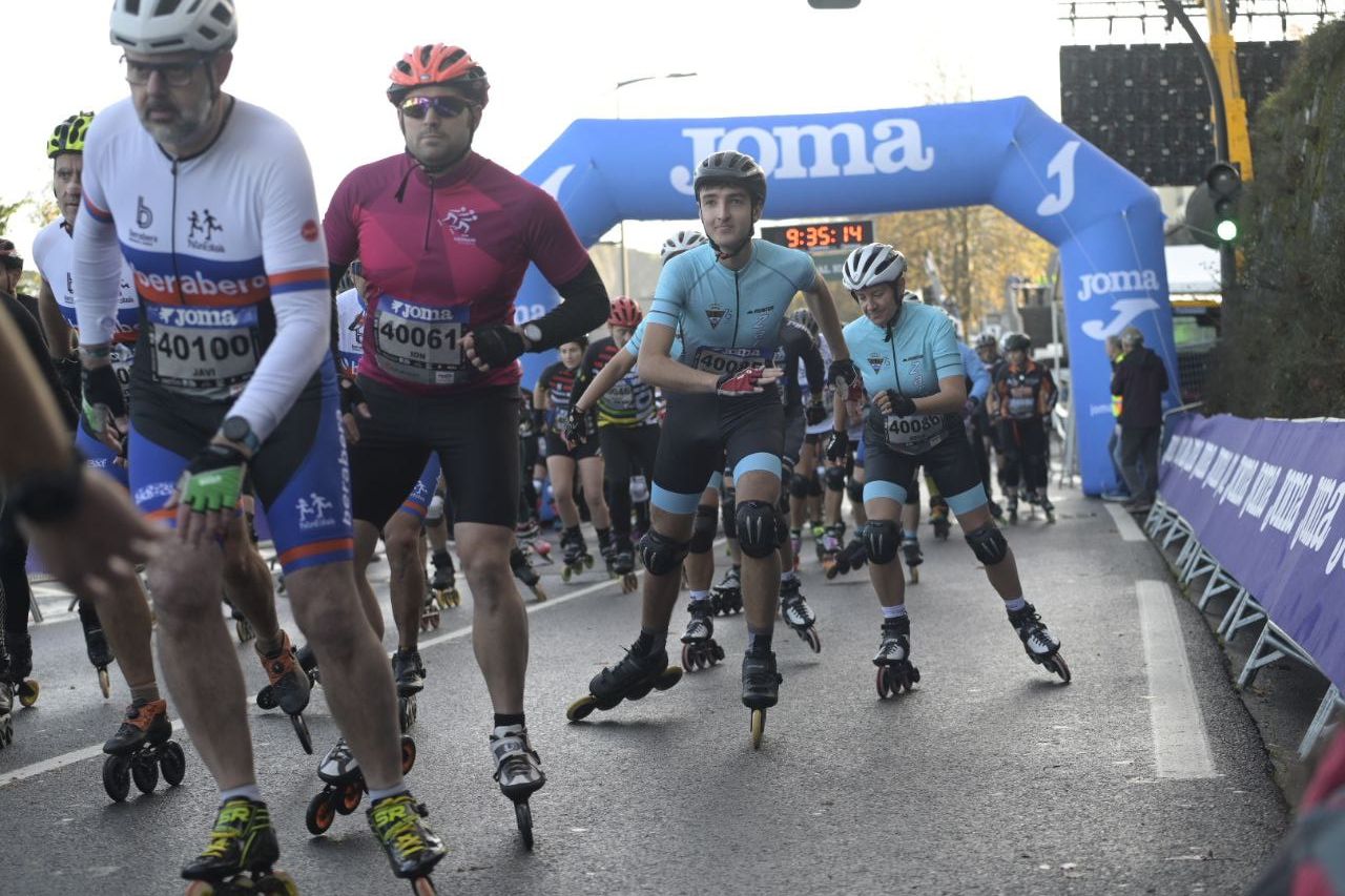 Ilusión y concentración en la salida de la Behobia-San Sebastián