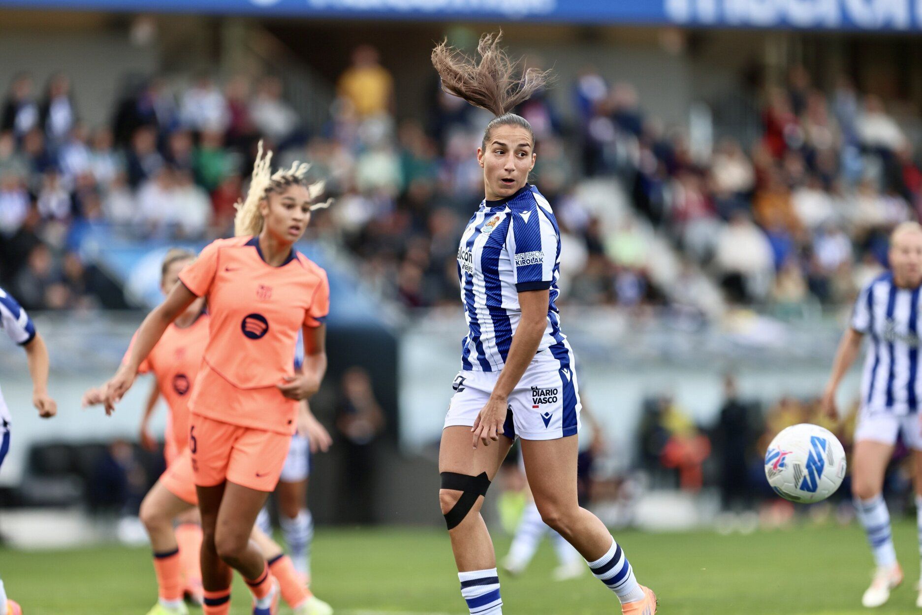 Las mejores imágenes del partido de la Real frente al Barcelona de la Liga F