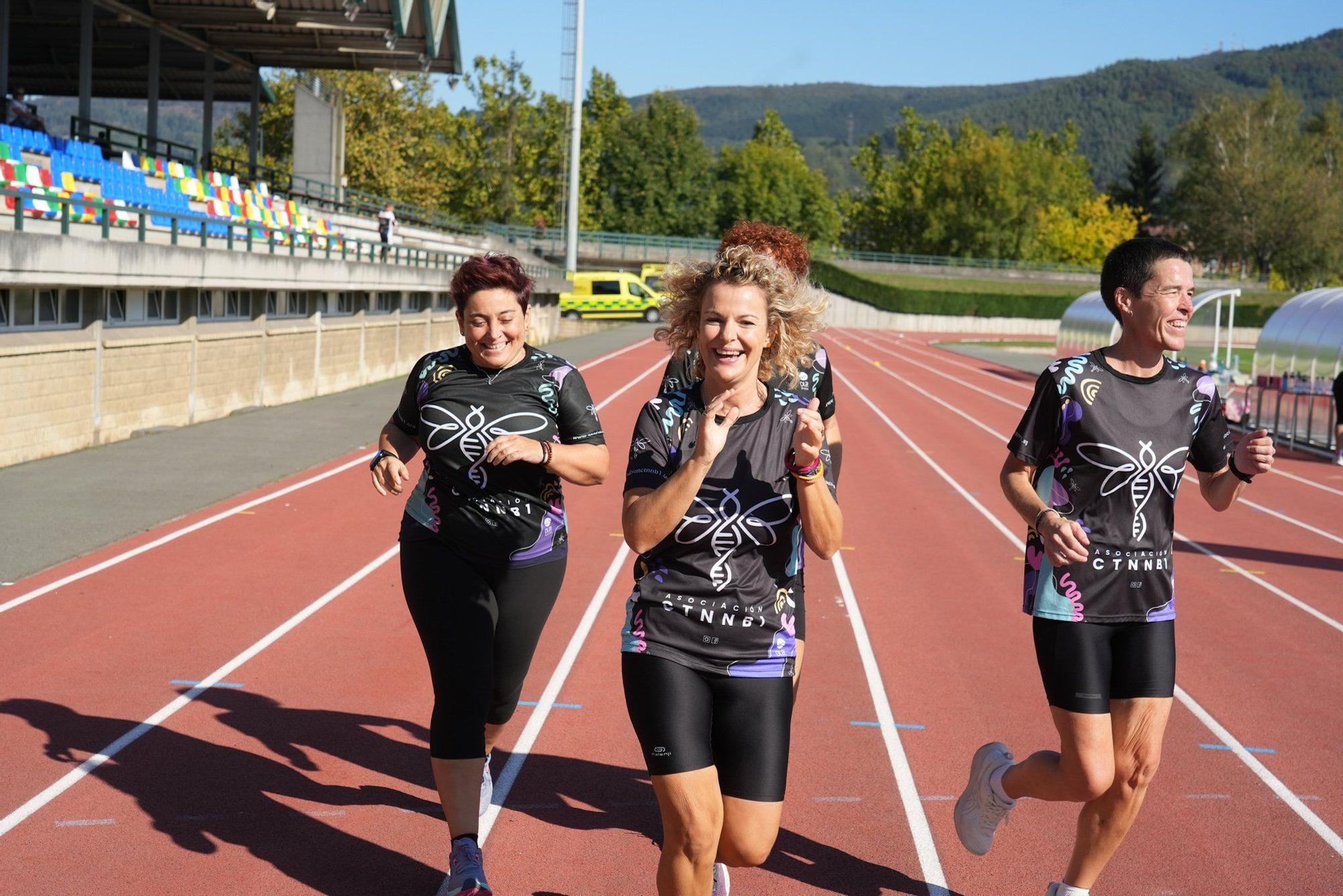 Basauri arropa a Yeray González en la final de su reto '12 maratones en 12 meses' por la asociación CNTTB1