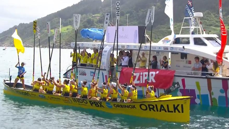 Orio, a la sexta va la vencida: bandera y revolcón a la Liga