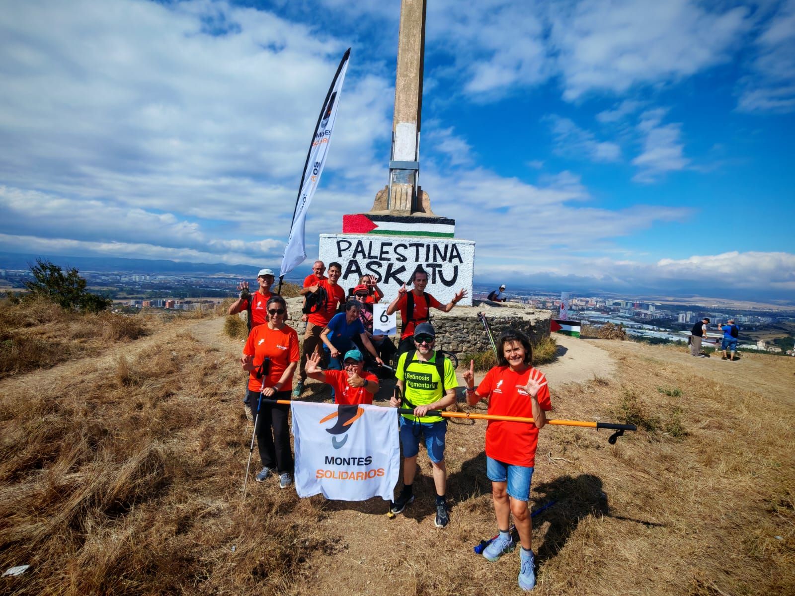 En imágenes: Reto en Olarizu con Montes Solidarios