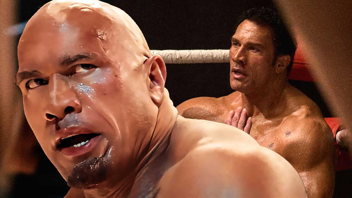 Imagen de la película &#039;The smashing machine&#039;, protagonizada por Dwayne Johnson.
