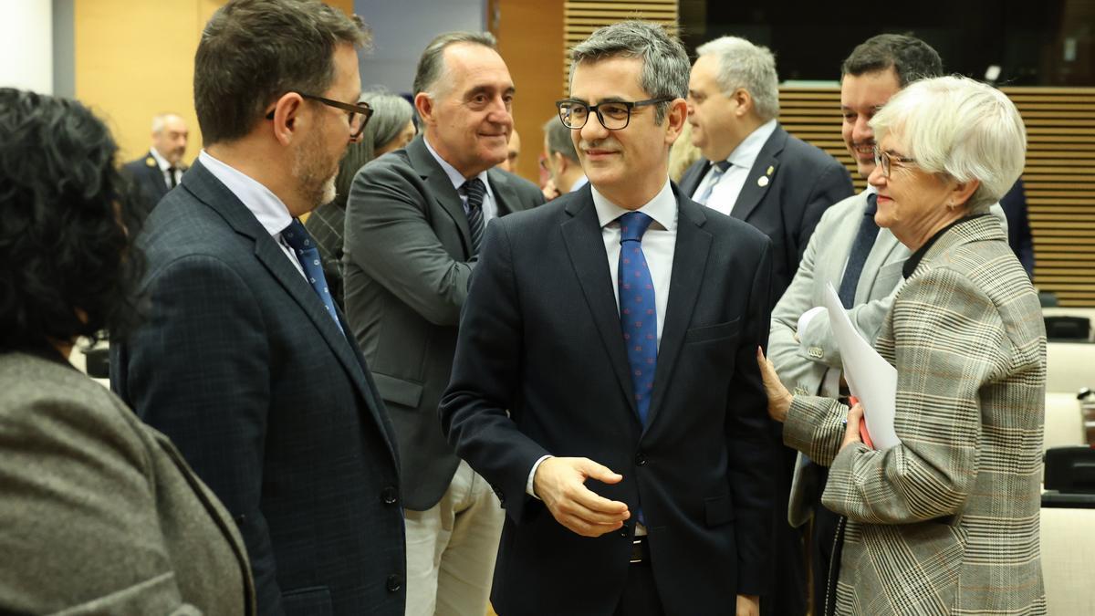 Bolaños, tras su comparecencia.