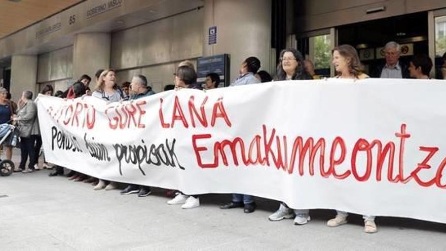 Mujeres exigen a las instituciones vascas unas pensiones &quot;propias y dignas&quot;