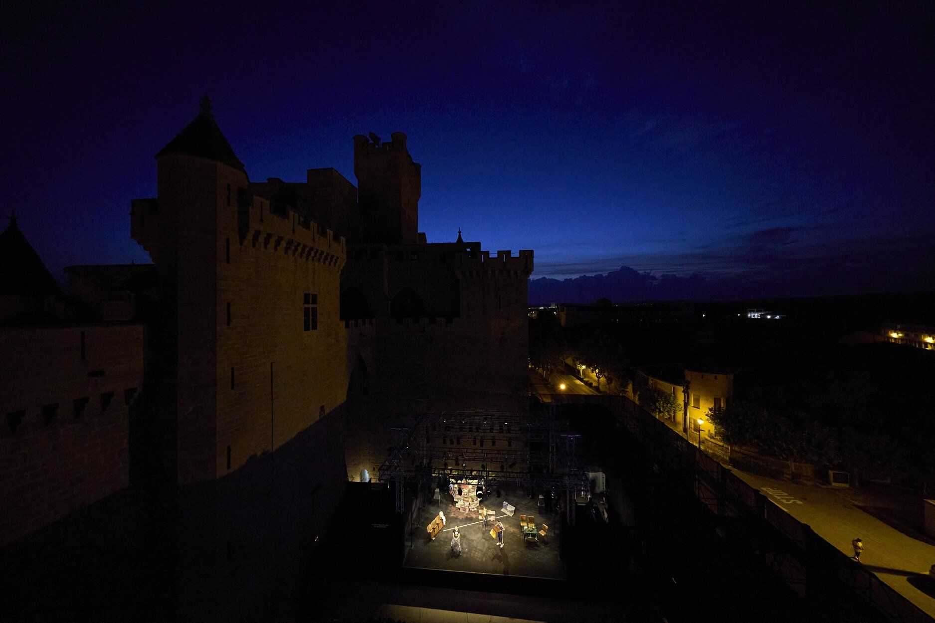 Imágenes de la representación de 'De Nao Albert y Marcel Borràs' en el Festival de Teatro de Olite