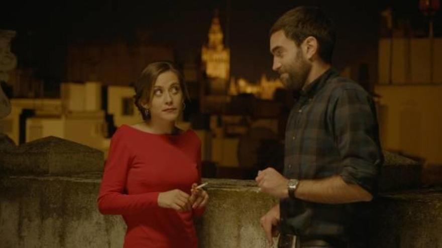 María León y Jon Plazaola en &#039;Allí abajo&#039;.
