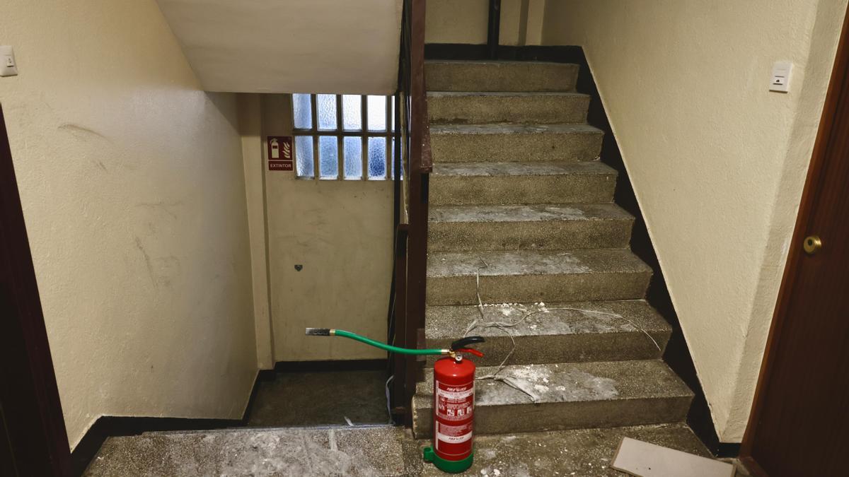 Incendio mortal en una torre de Bidebieta, en Donostia