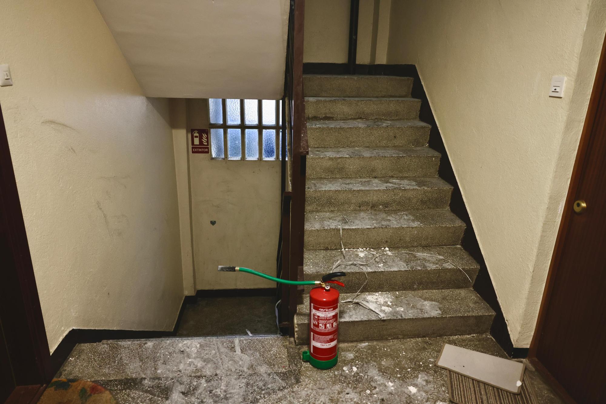 Incendio mortal en una torre de Bidebieta, en Donostia