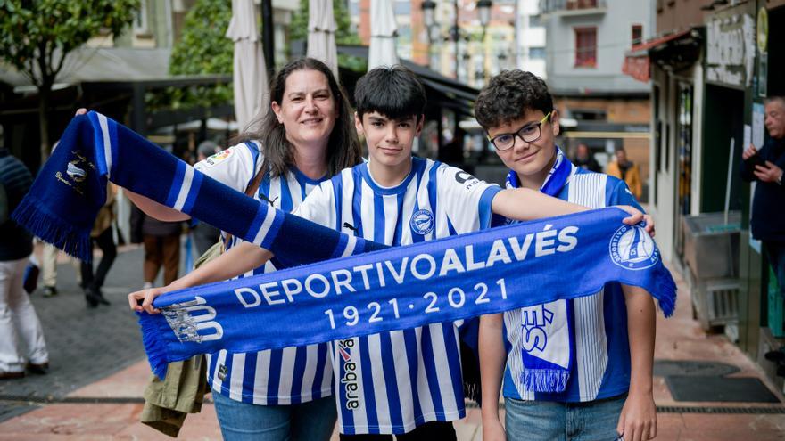 El alavesismo no deja solo a su equipo en Oviedo