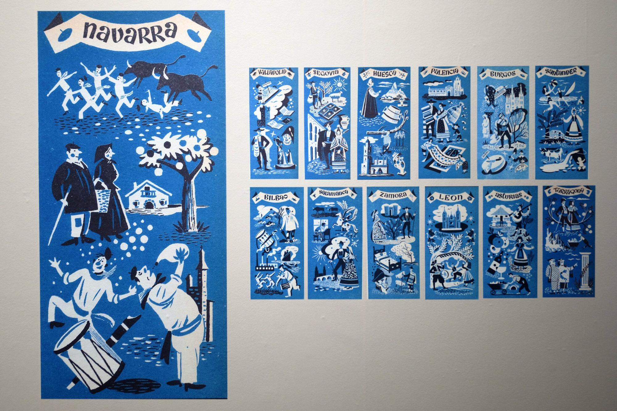 Fotos de la exposición temporal del Museo de Navarra 'Mariano Zaragüeta'