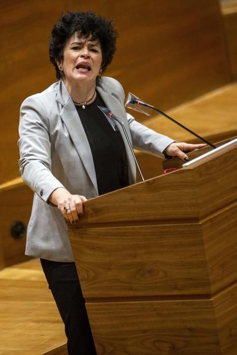 Imágenes del Parlamento de Navarra del pleno de este jueves 25 de marzo