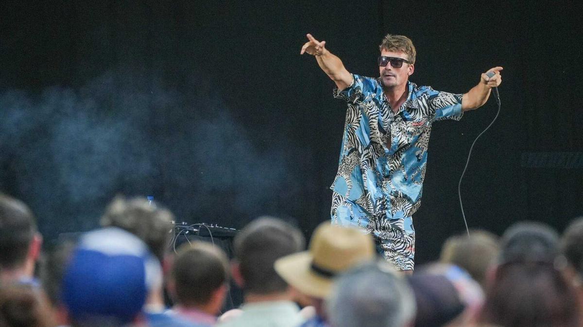 Grison Beatbox en el parque de El Prado