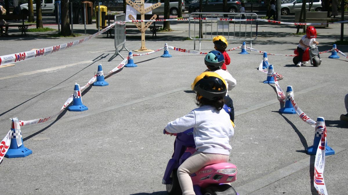 Circuito con minimotos