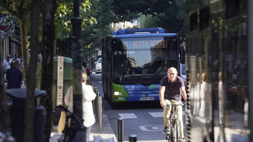 Donostia se ha movido en autobús este verano