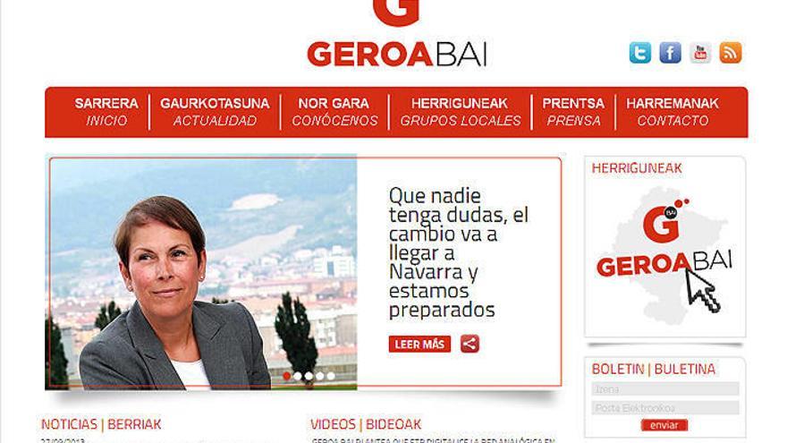Geroa Bai presenta su nueva página web, una canal de comunicación &quot;más cercano y directo&quot; con la ciudadanía.