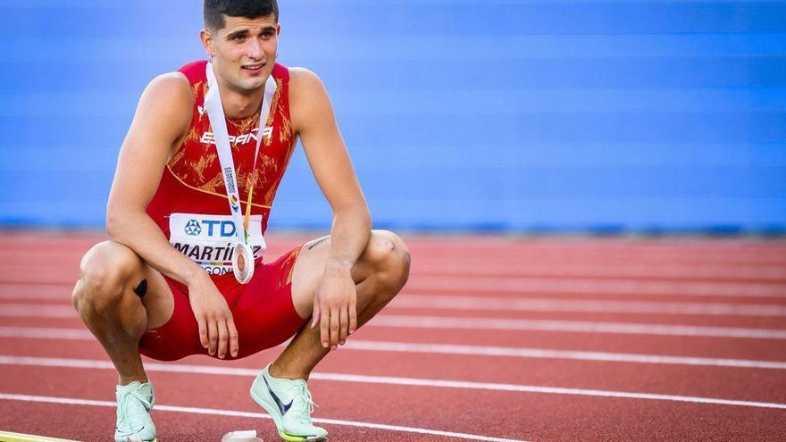 Asier Martínez, bronce en 110 vallas en el Mundial de atletismo