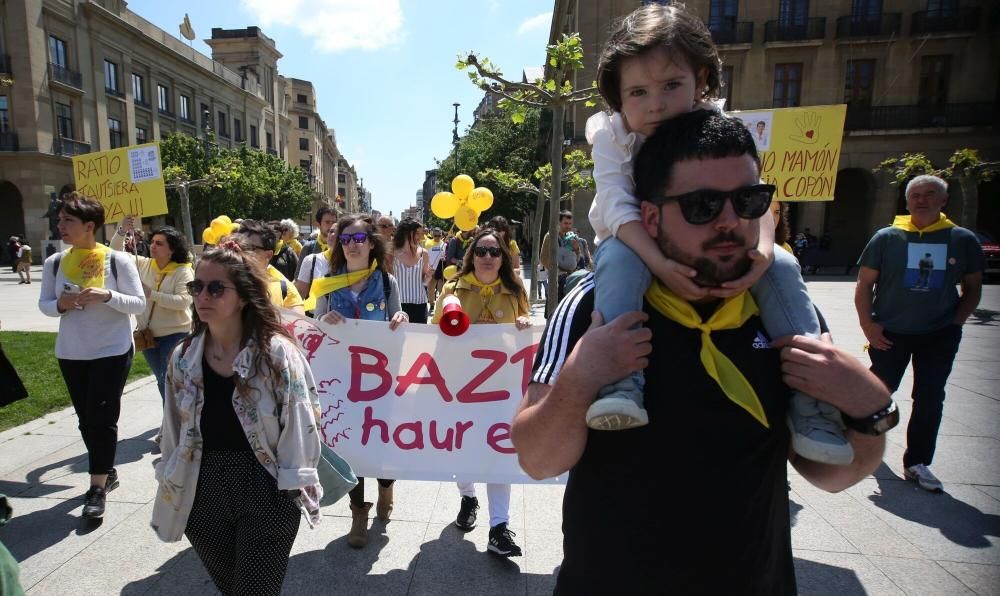 Manifestación de la Plataforma 0-3 de Navarra