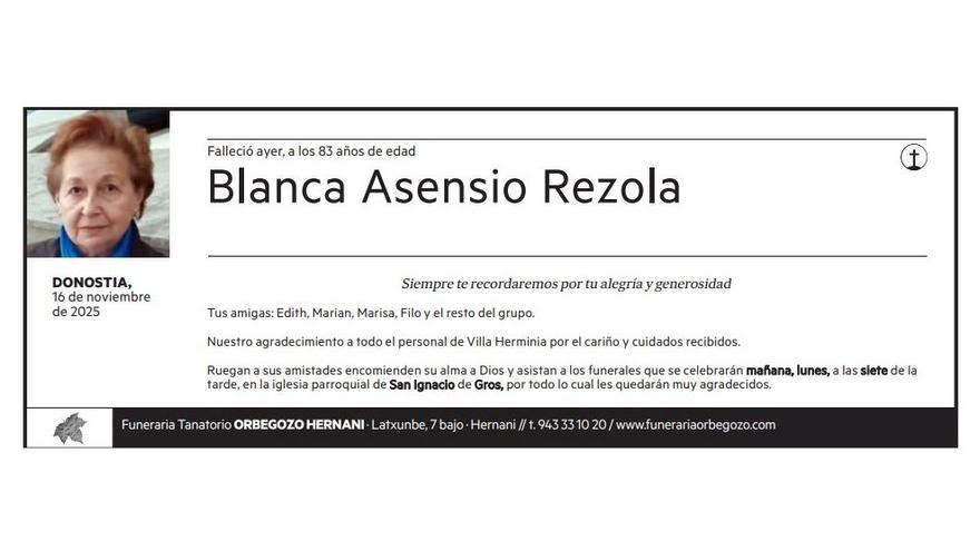 Blanca Asensio Rezola