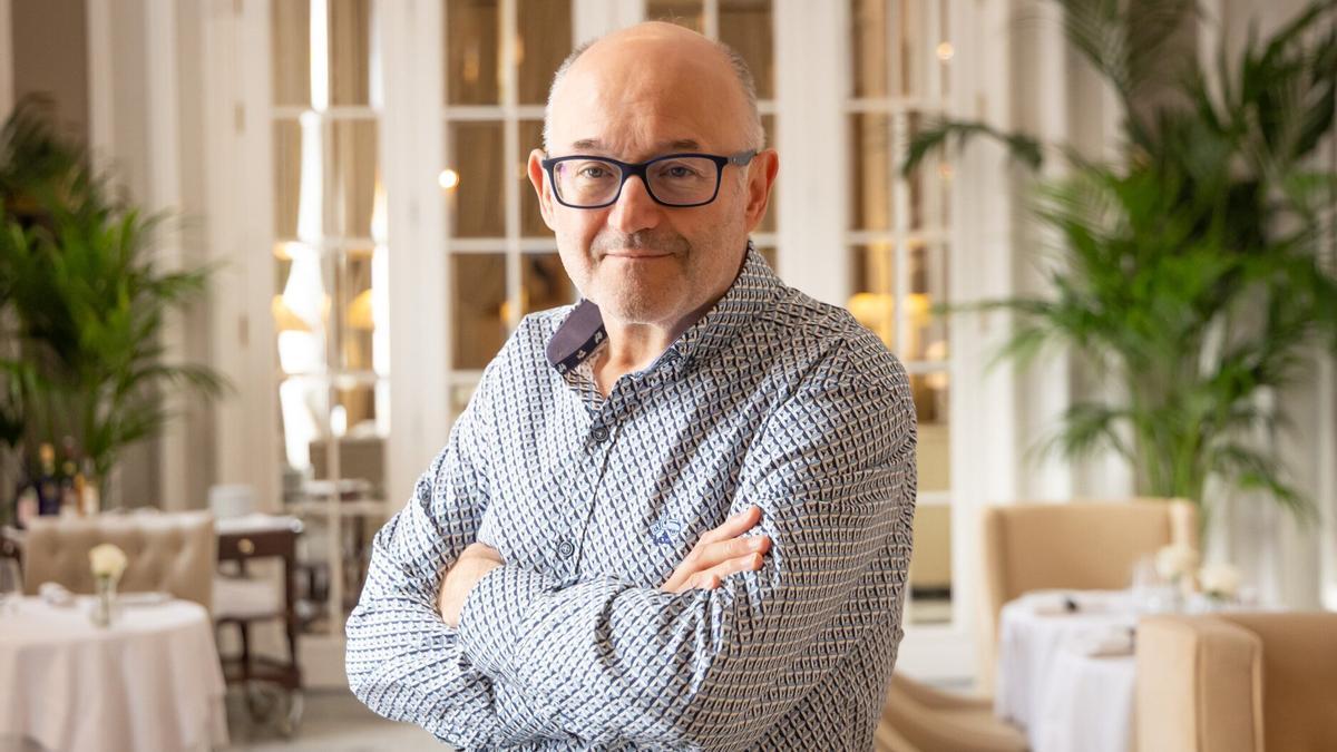 José Luis Rebordinos posa para NOTICIAS DE GIPUZKOA en el Hotel María Cristina.
