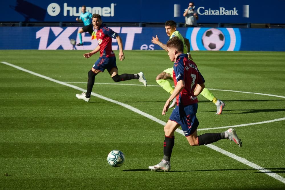 Imágenes del Osasuna Getafe este domingo en El Sadar