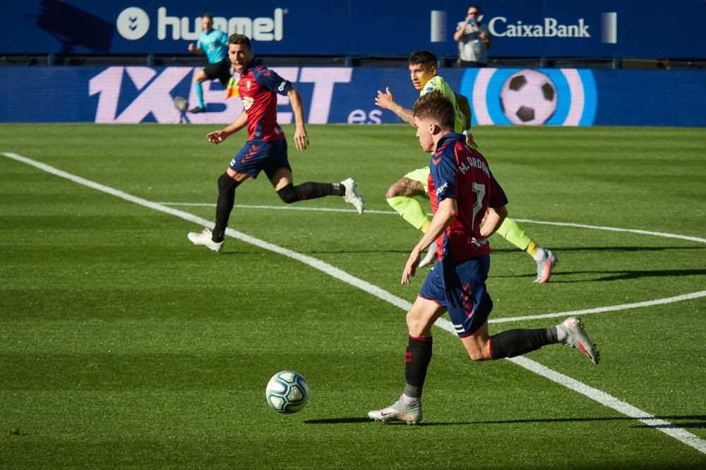 Imágenes del Osasuna Getafe este domingo en El Sadar