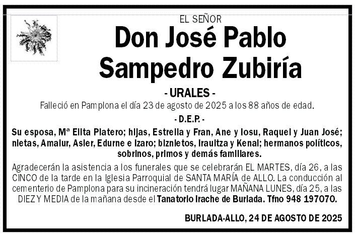 José Pablo Sampedro Zubiría