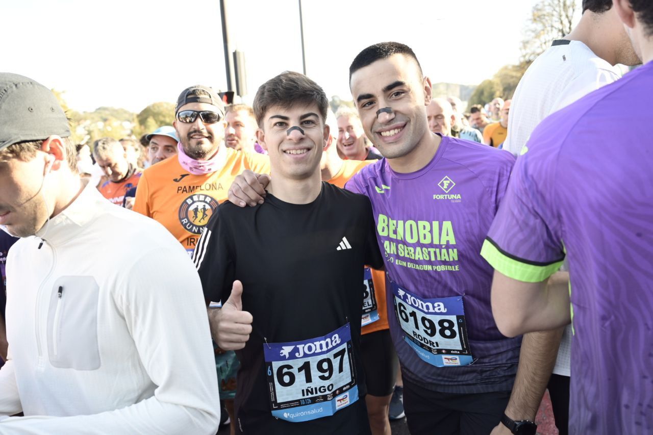 Ilusión y concentración en la salida de la Behobia-San Sebastián
