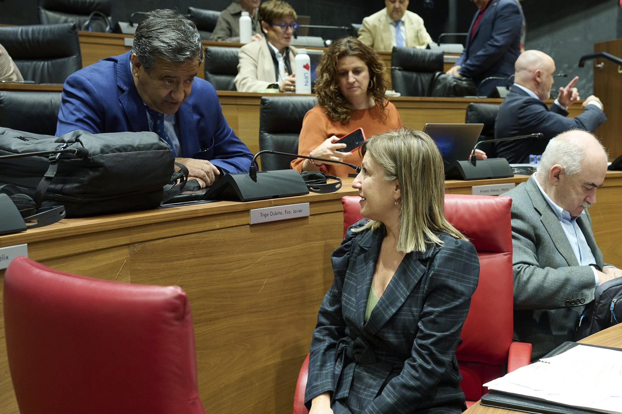 Fotos del pleno del Parlamento de Navarra de este 6 de noviembre