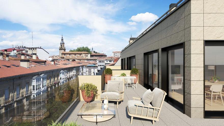 Comienzan las obras en los pisos más exclusivos y de lujo de Vitoria