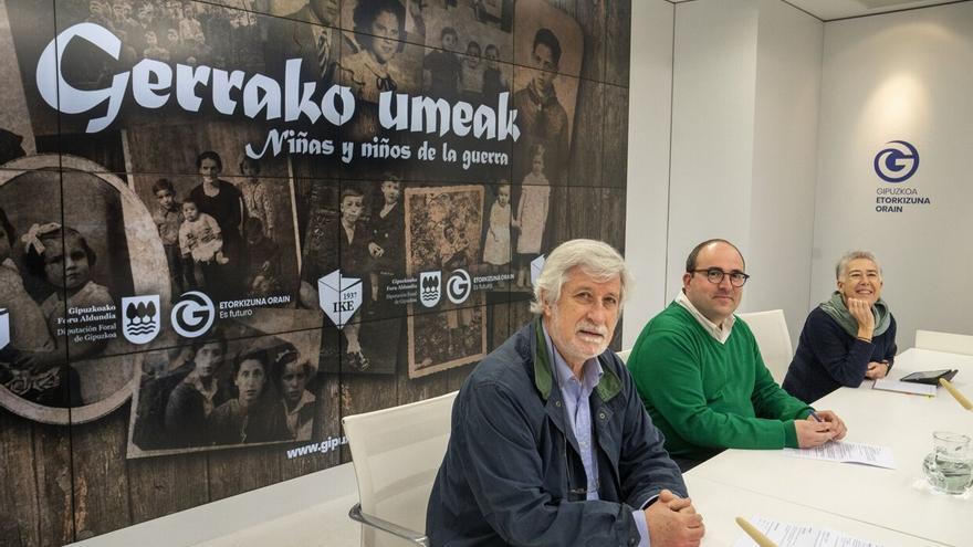 Más de 10.000 menores de Gipuzkoa tuvieron que exiliarse por el horror de la Guerra Civil