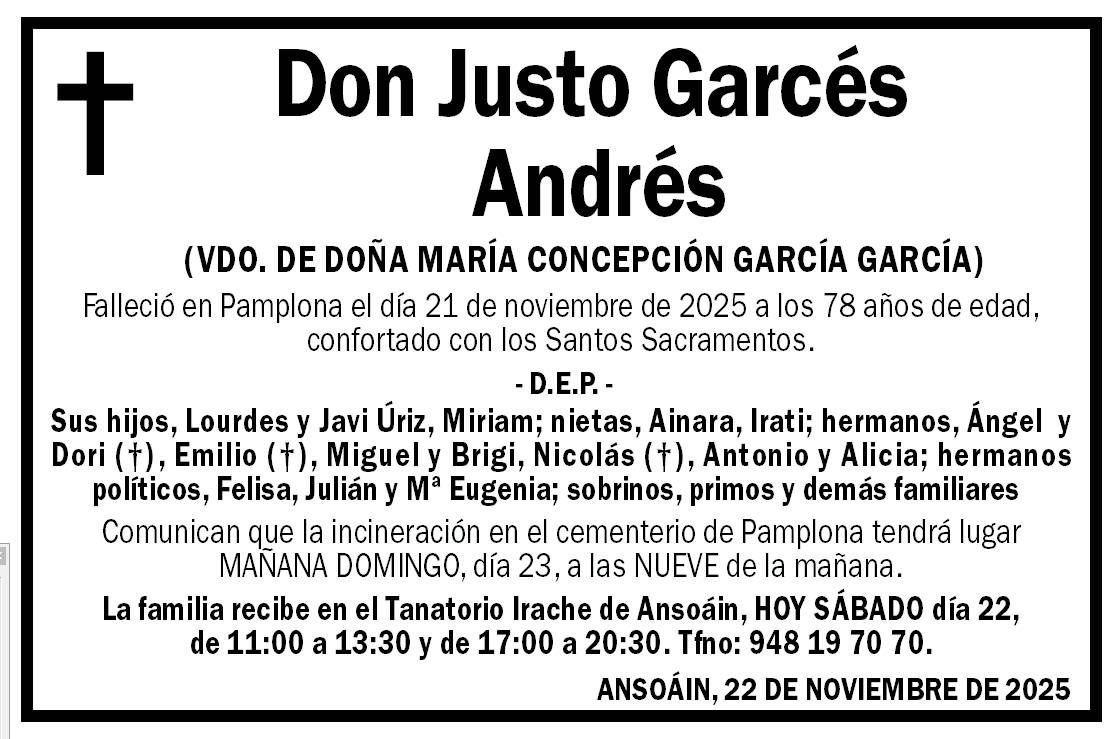 Justo Garcés Andrés