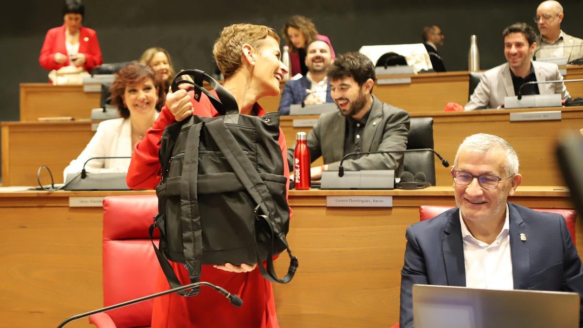 Fotos del debate del estado de la Comunidad foral de 2025