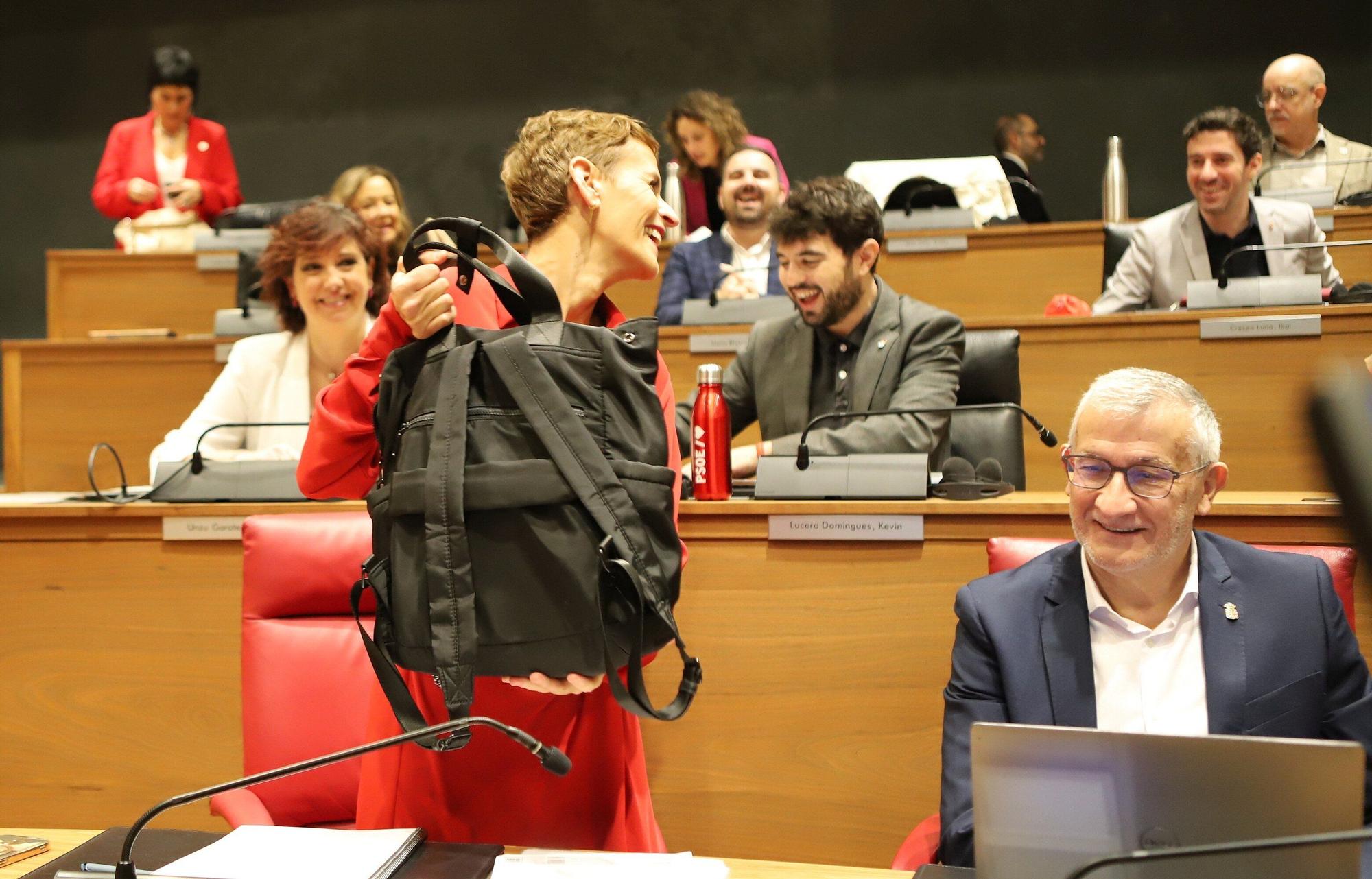 Fotos del debate del estado de la Comunidad foral de 2025