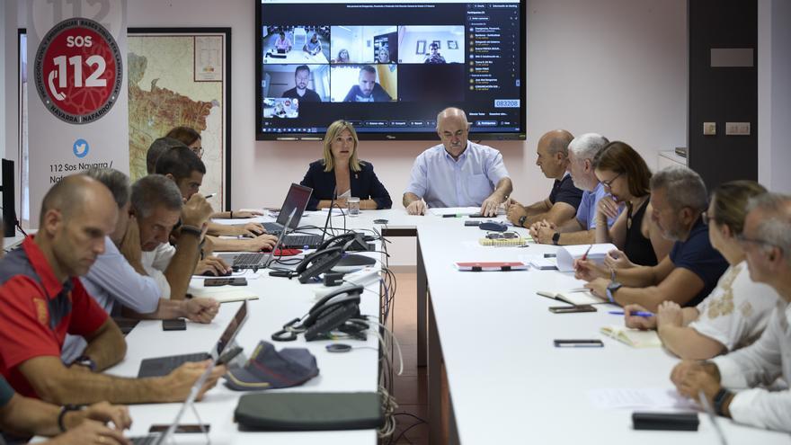 El Comité Asesor de Emergencias mantiene activo el Plan INFONA ante el riesgo muy alto y extremo de incendios en Navarra para los próximos días