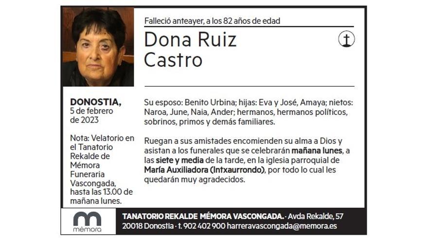DONA RUIZ CASTRO