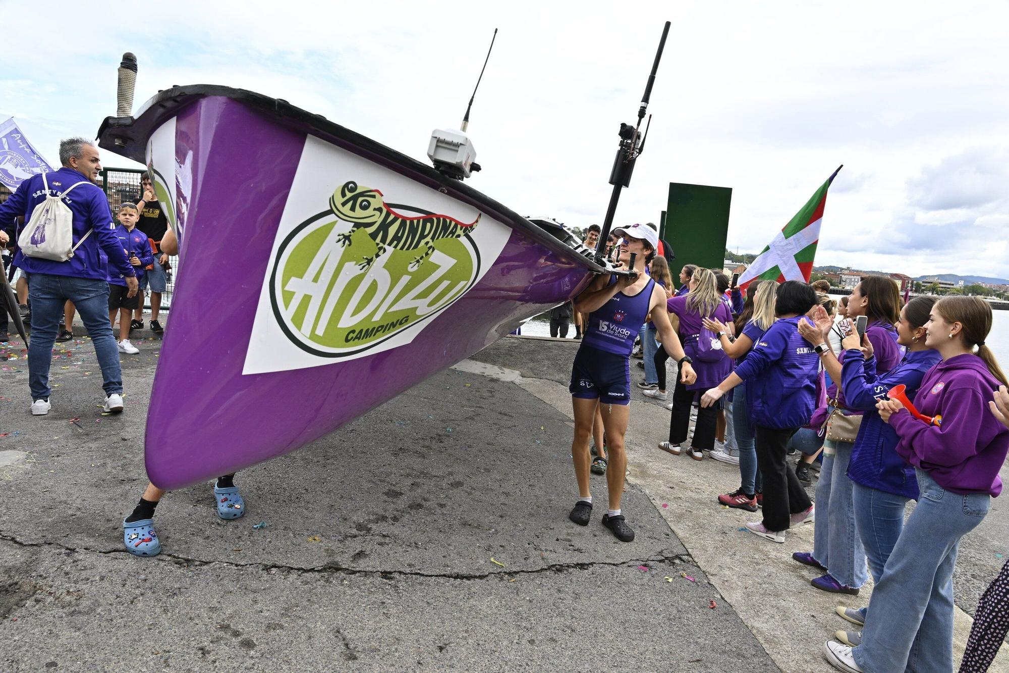 En imágenes: Santurtzi celebra el ascenso a Eusko Label Liga