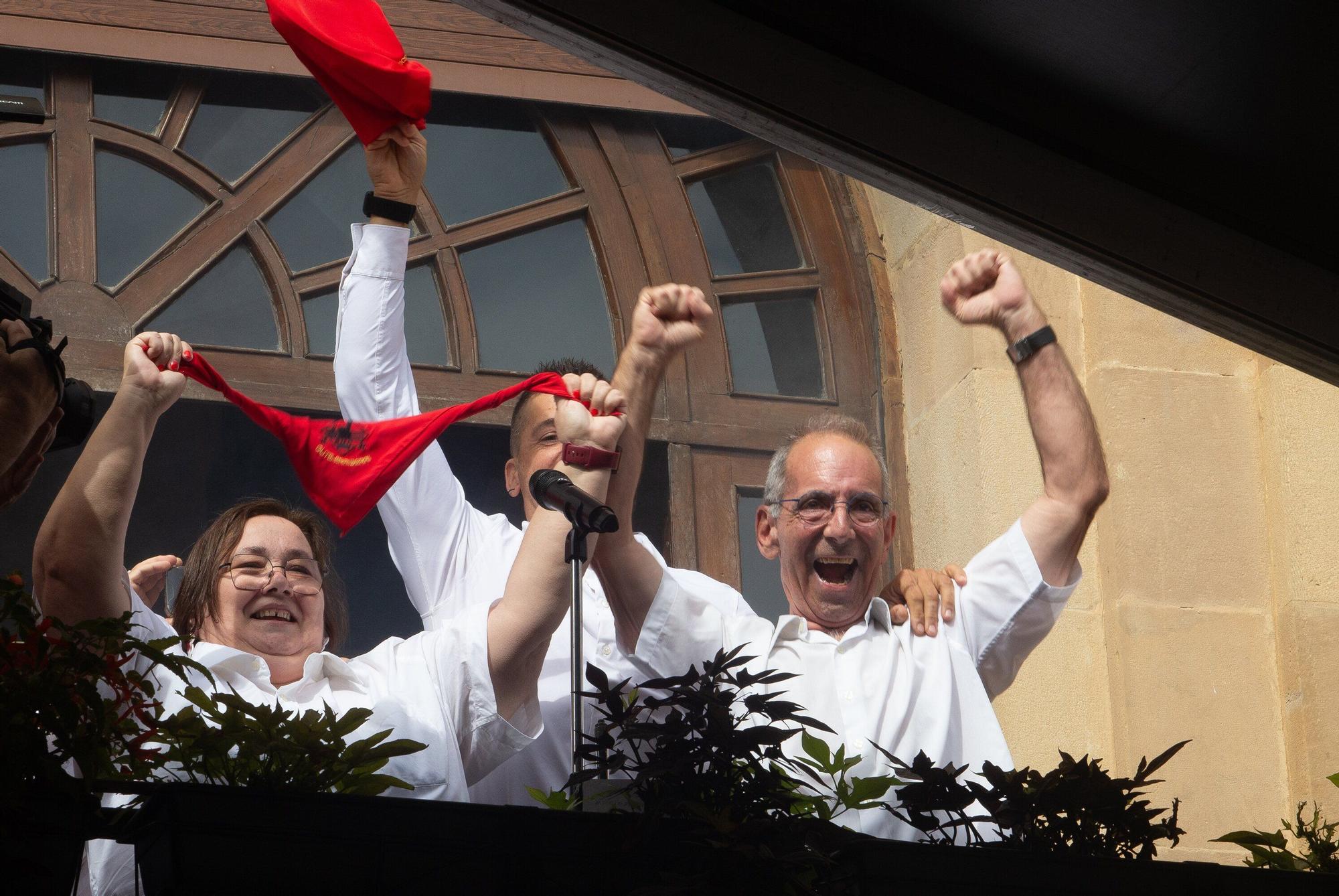 Fotos del cohete de fiestas de Olite 2025