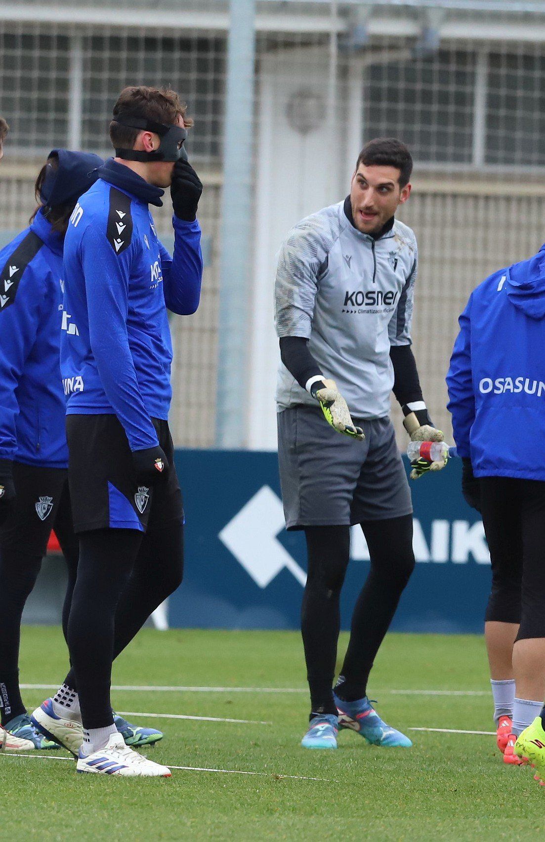 El primer entrenamiento de Osasuna de 2025