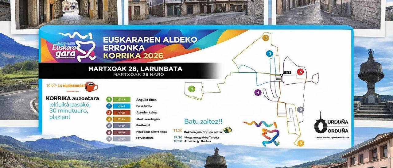 Orduña celebra este sábado su particular Korrika por los ocho barrios de la ciudad