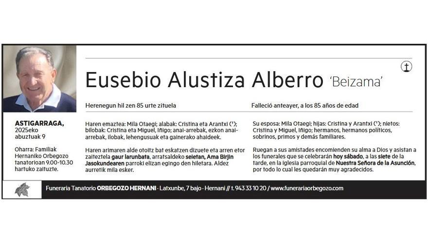 EUSEBIO ALUSTIZA ALBERRO