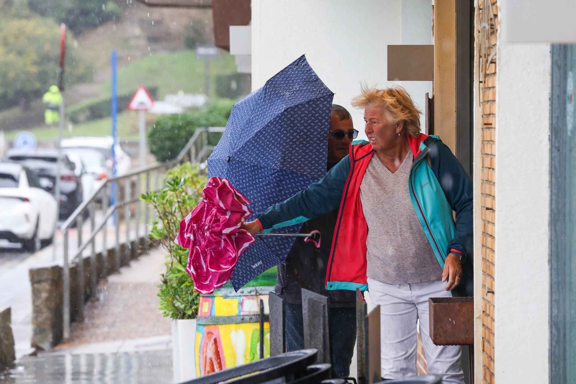 La borrasca Benjamín provoca incidencias en Bizkaia