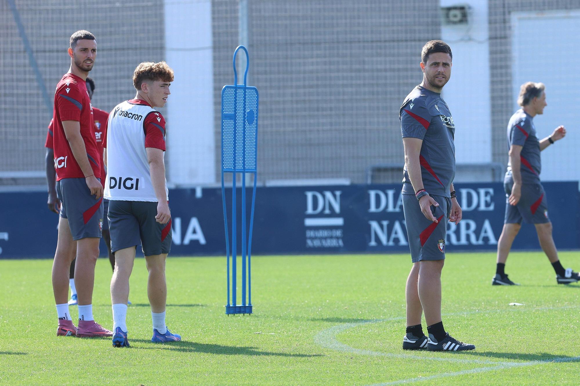 Fotos del entrenamiento de Osasuna antes del viaje a Villarreal