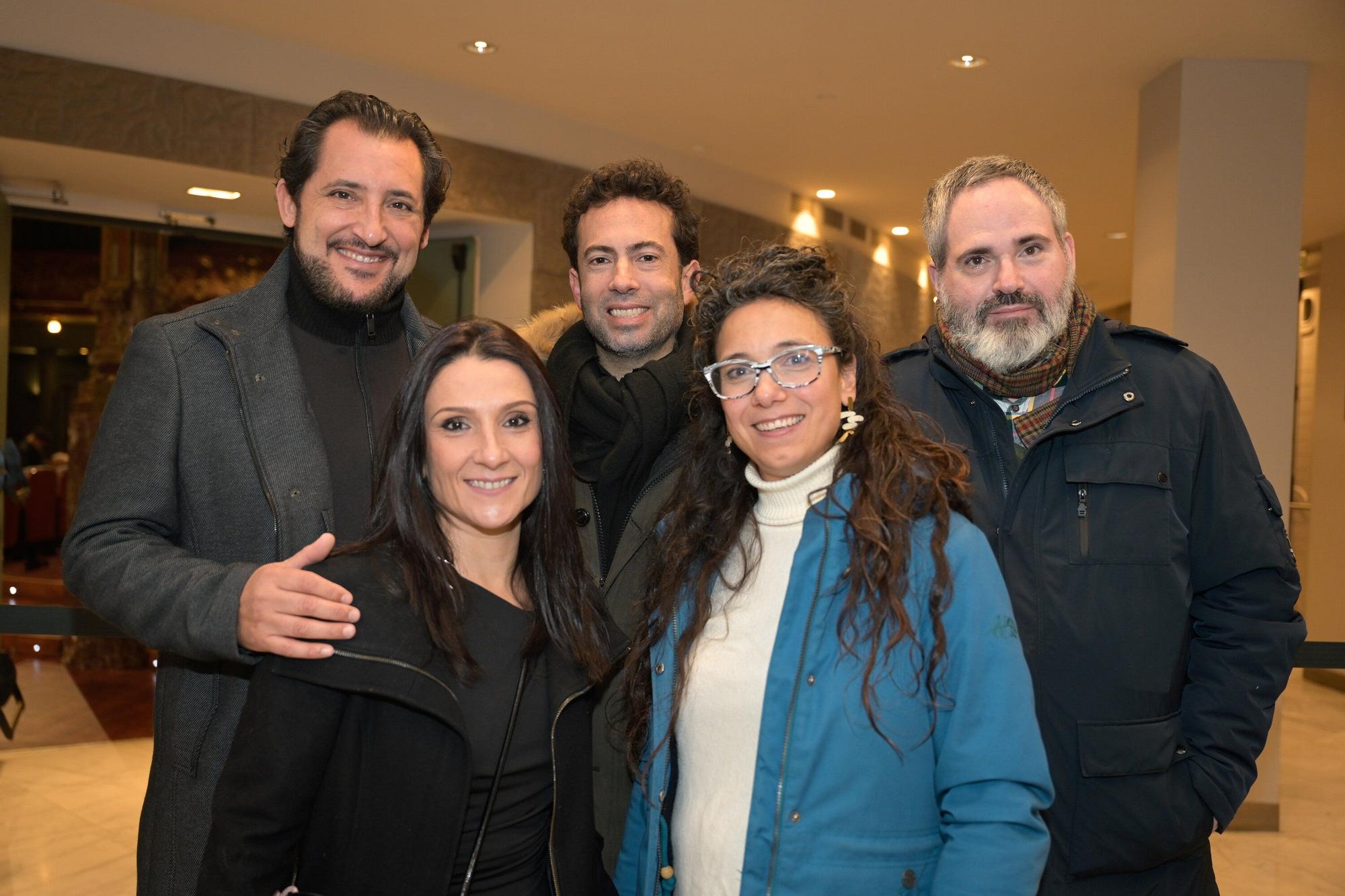 Jorge de Leon, Isabel Cuevas, Martín Barcelona, Anna Gama y Ramón Gaztelurrutia.