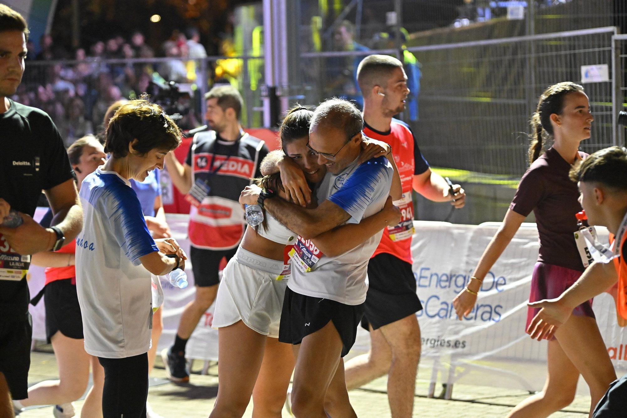 El Bilbao Night Marathon, en imágenes